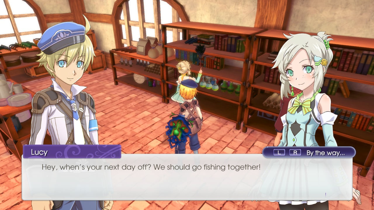 Rune Factory 5 - Fishing with Lucy
