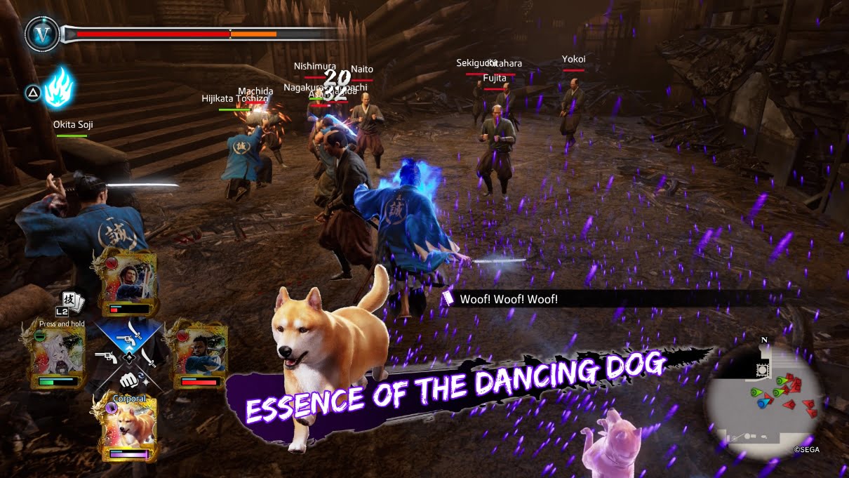 Like a Dragon: Ishin - Combat