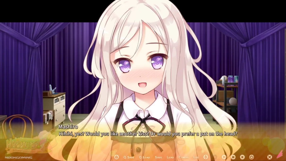 Mashiro being affectionate in Magical Battle in Happiness! Sakura Celebration