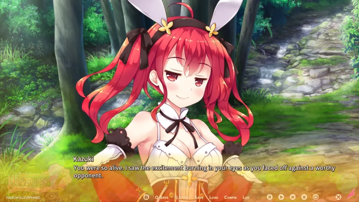 Kazuki speaking kindly about Rino in Magical Battle in Happiness! Sakura Celebration