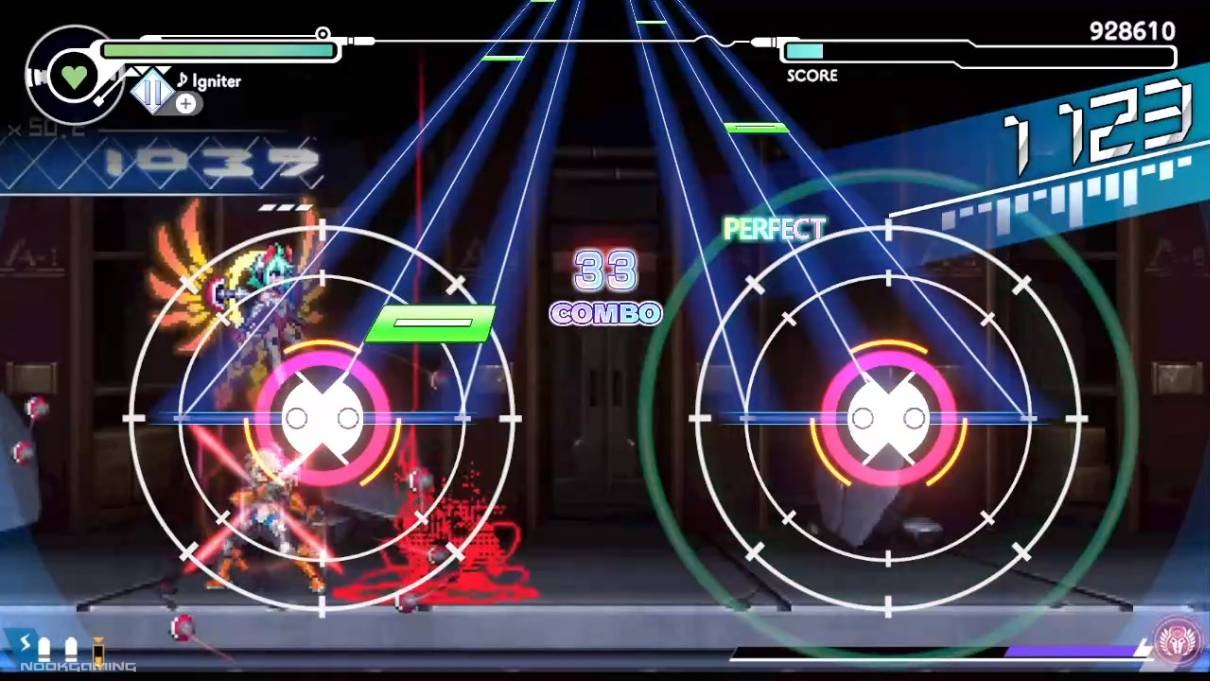Gunvolt Records: Cychronicle - Gameplay