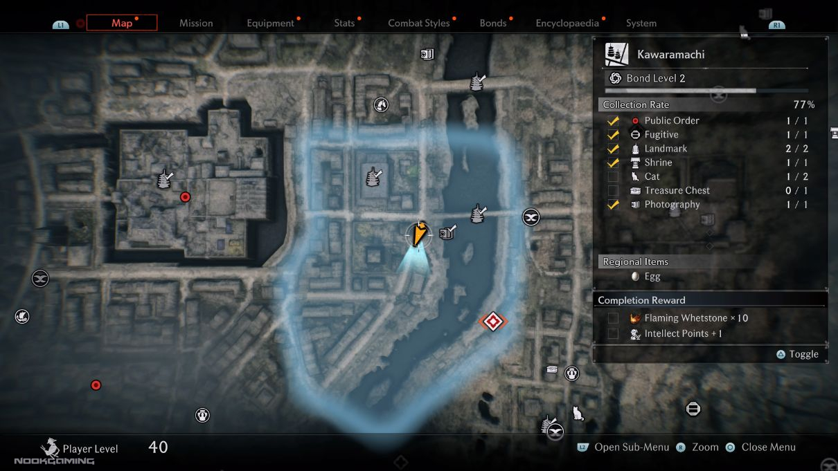 Open world Map for Rise of the Ronin