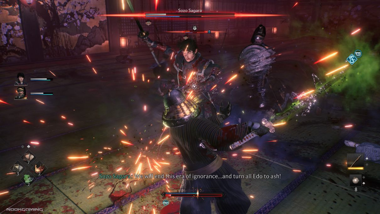 Combat in Rise of the Ronin