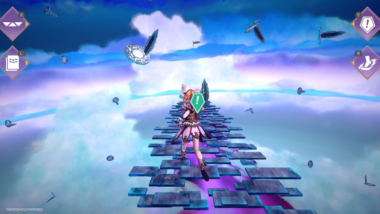 Third-person view in the Emerald Beyond