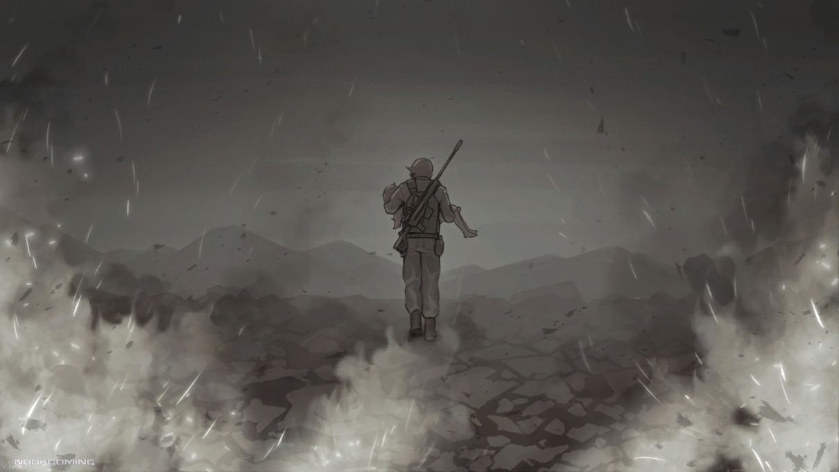 Drawn scene