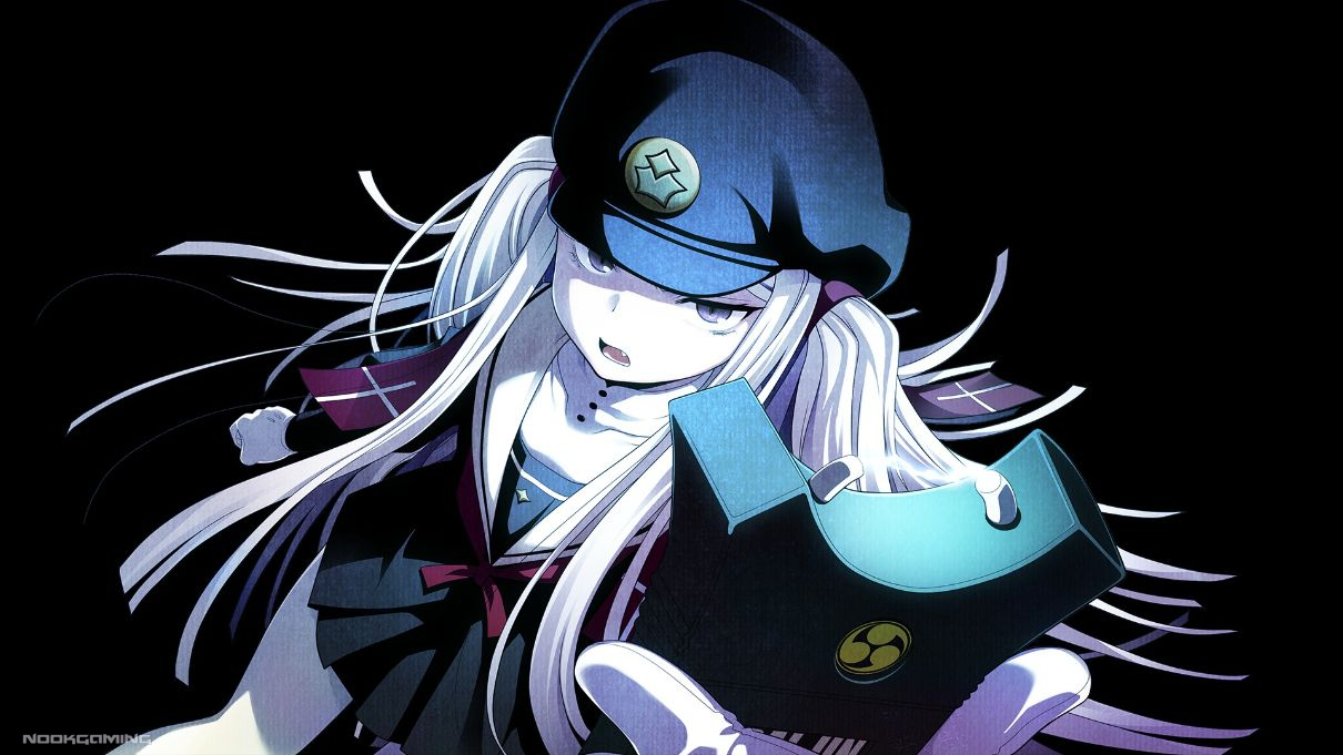 One of the twins in Geminism with a weapon