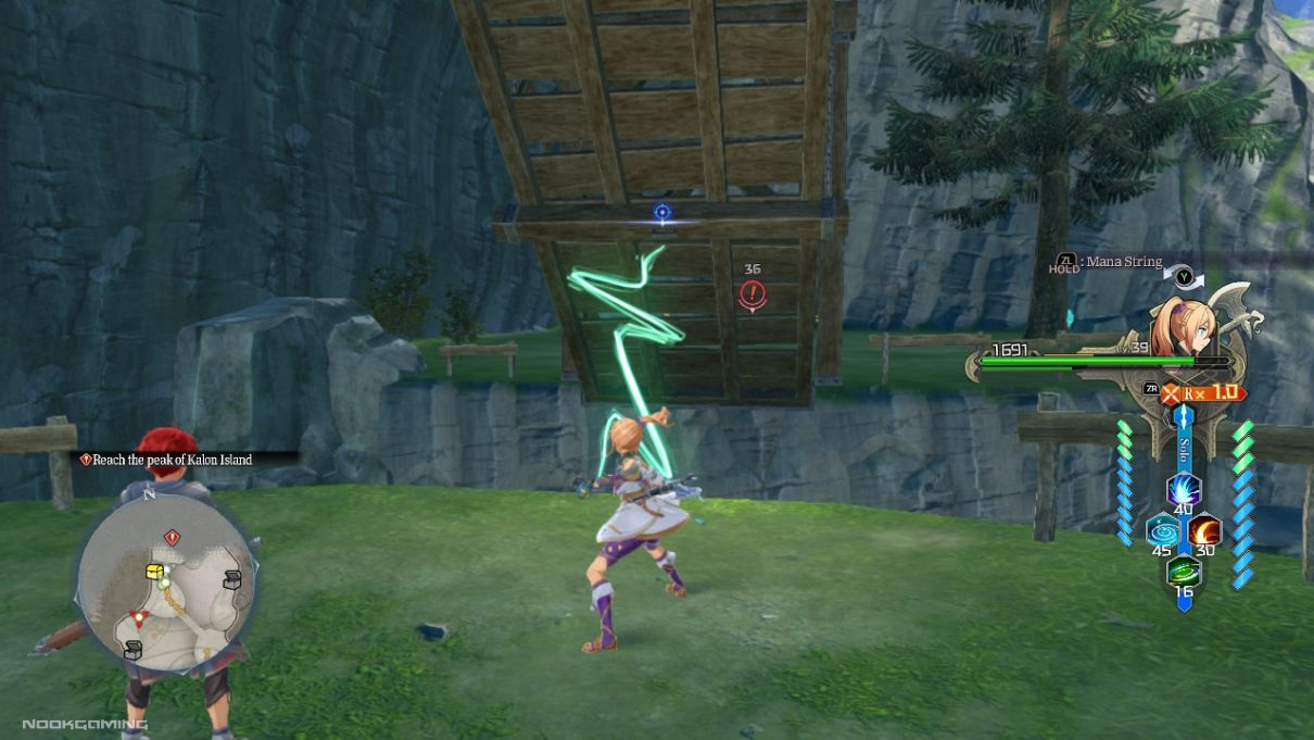 Using the Mana String to navigate in Ys X: Nordics
