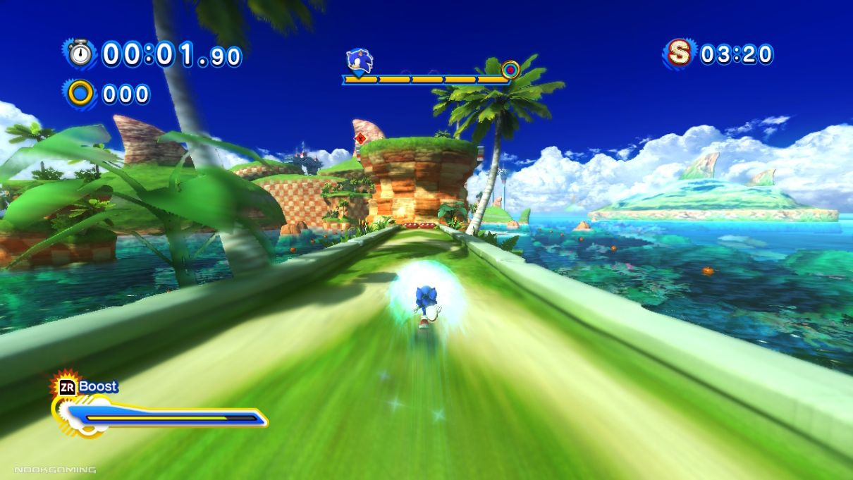 Green Hill Zone in Sonic X Shadow Generations