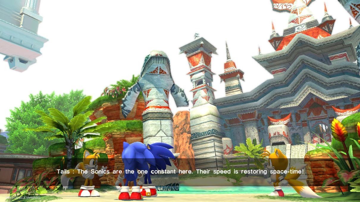 Sonic and Tails Story Scene