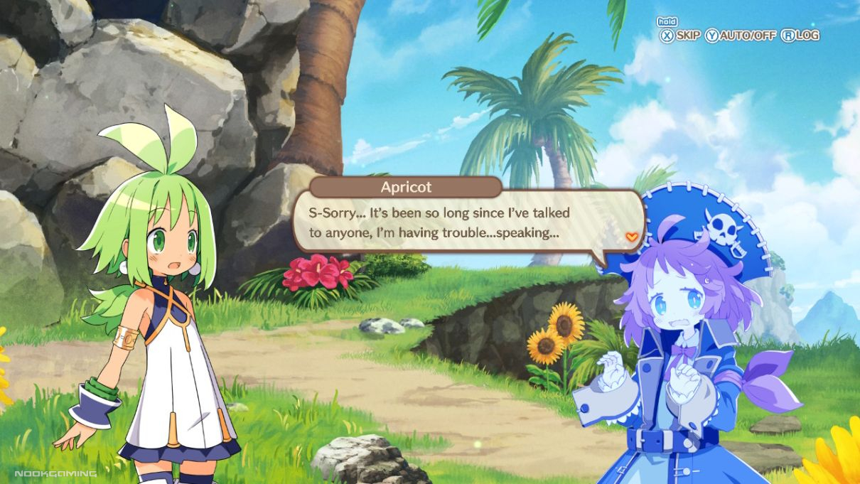 Marona and a ghostly Apricot in Phantom Brave: The Lost Hero