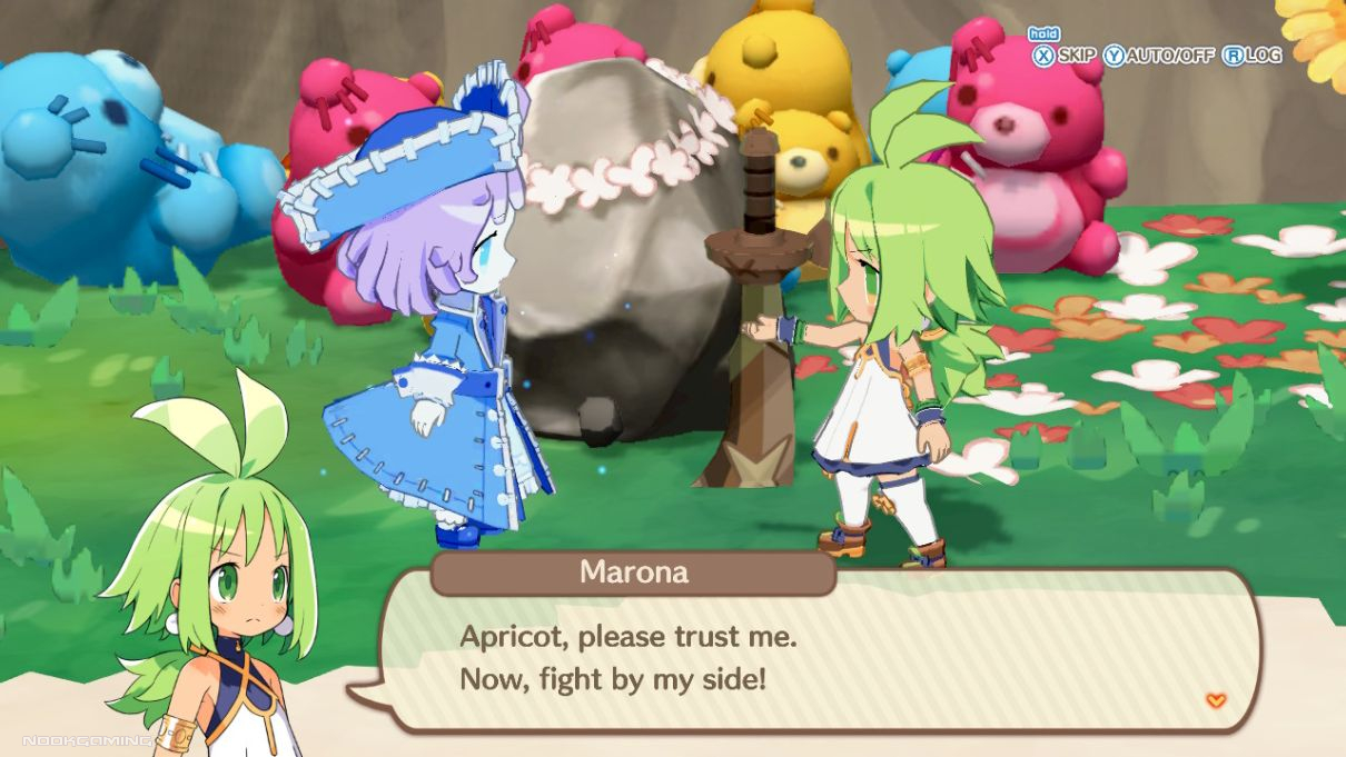 Marona asking Apricot to be her ally