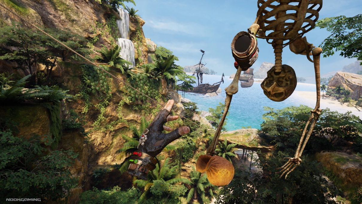 Using a wire in Pirates VR: Jolly Roger