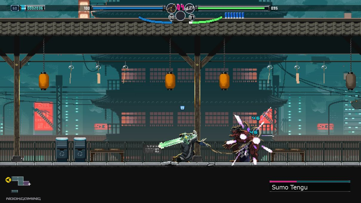 Combat with an enemy in Blade Chimera