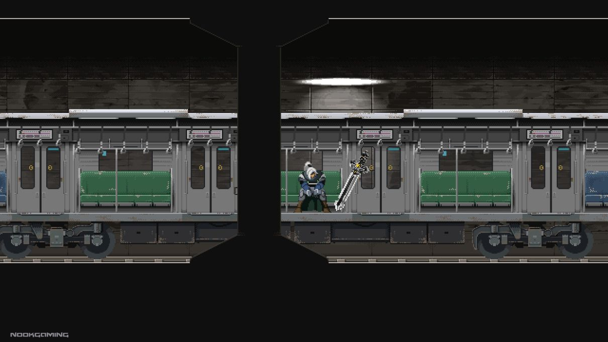 Shin and LUX on a train