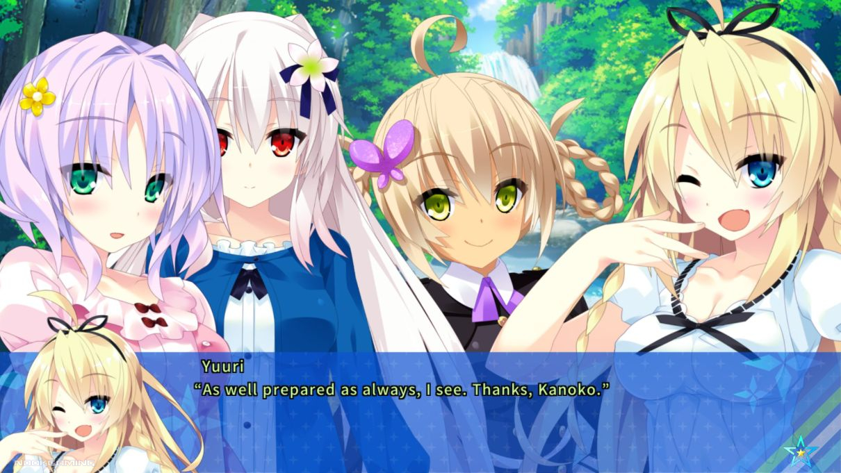 All of the good characters in Destiny Star Girlfriend 3 on a trip