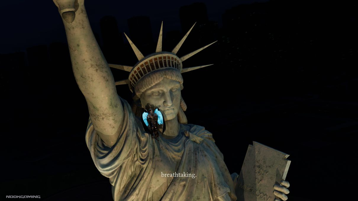 The Statue of Liberty in Ninja Gaiden II Black