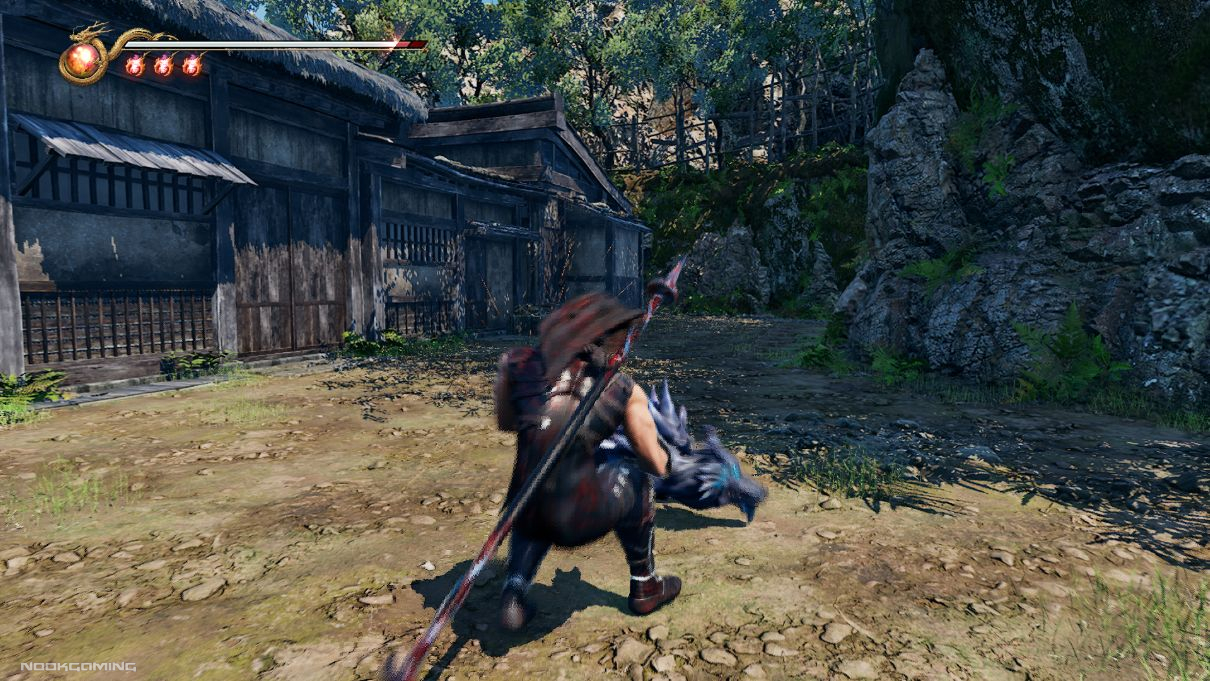 Ryu crouching
