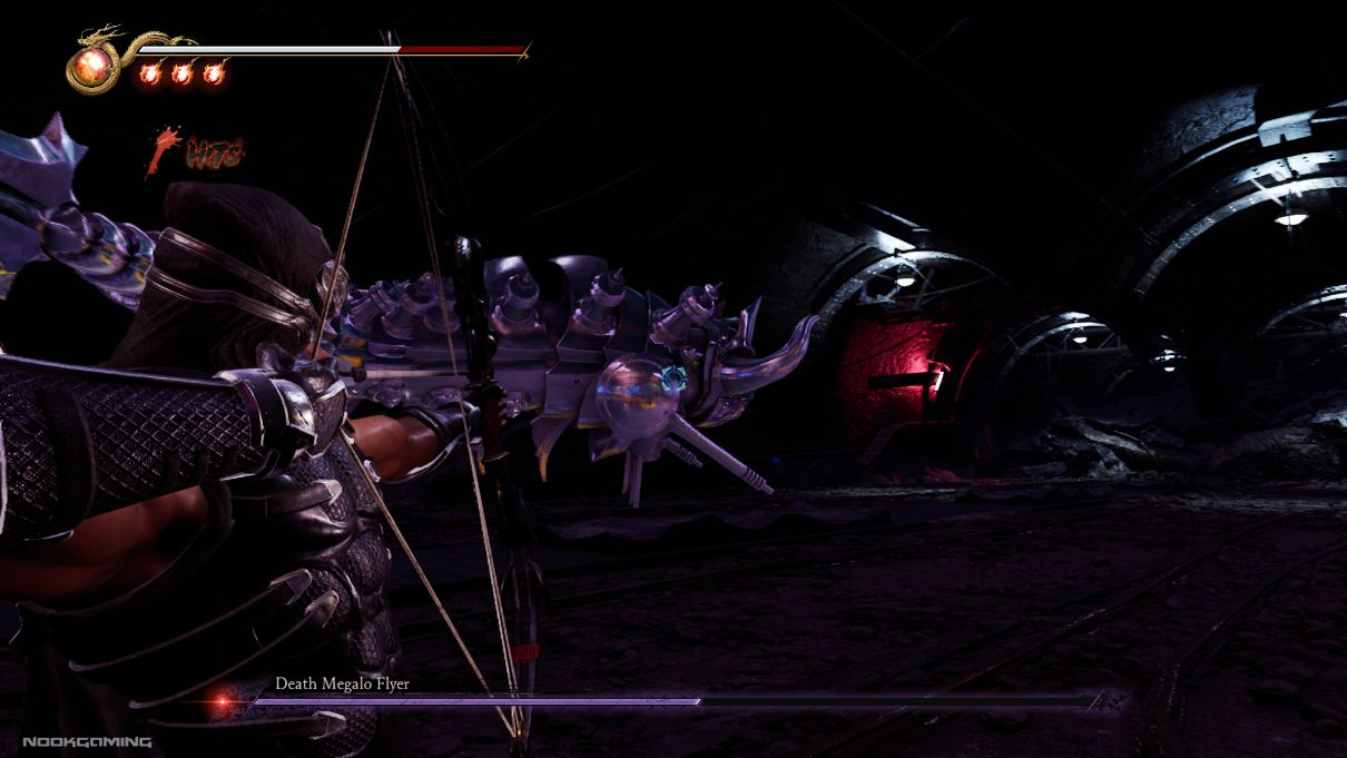 Using the bow in Ninja Gaiden II Black