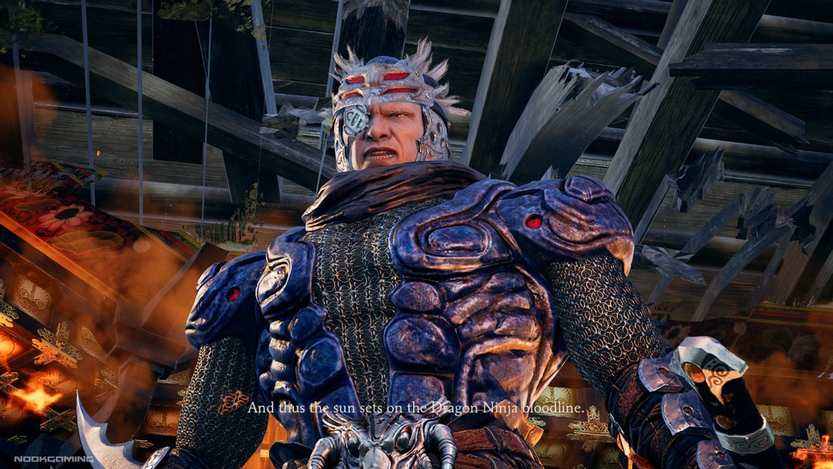 Cutscene in Ninja Gaiden II Black