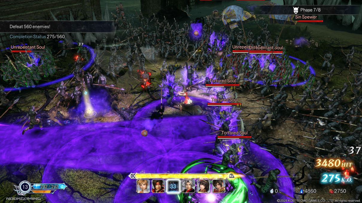 Warriors: Abyss - Fighting hordes of tortured souls