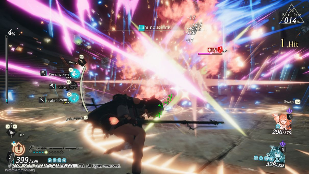 Combat in Atelier Yumia: The Alchemist of Memories & the Envisioned Land