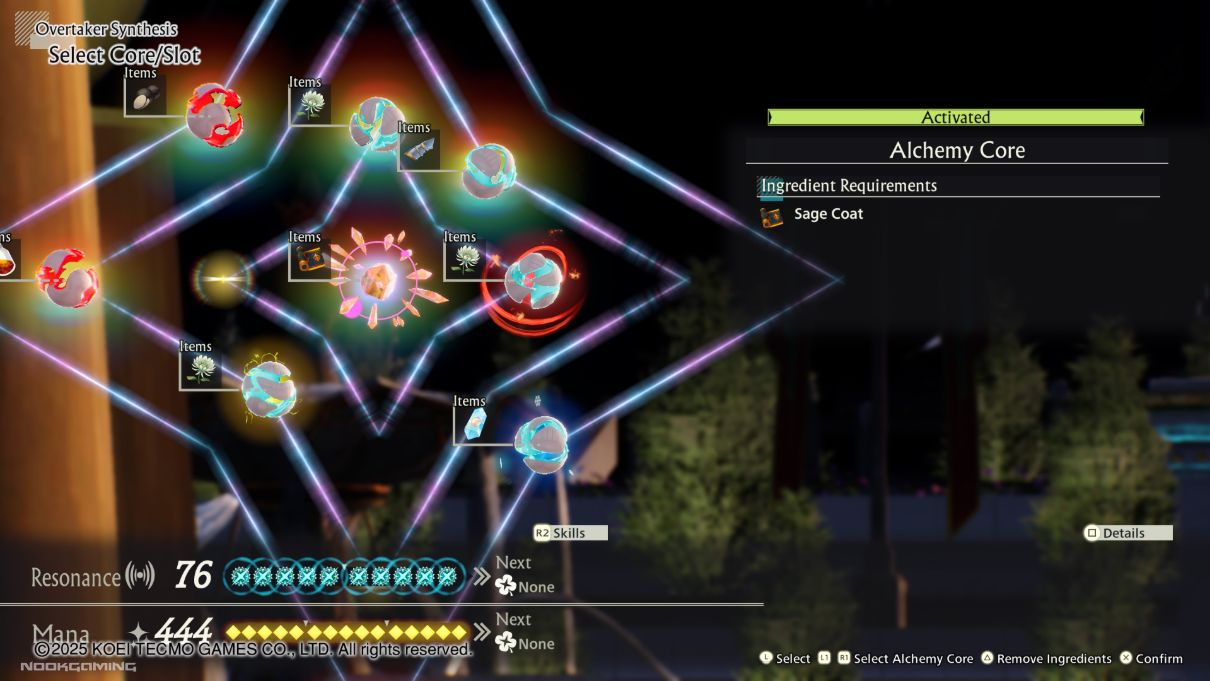 Alchemy system in Atelier Yumia: The Alchemist of Memories & the Envisioned Land