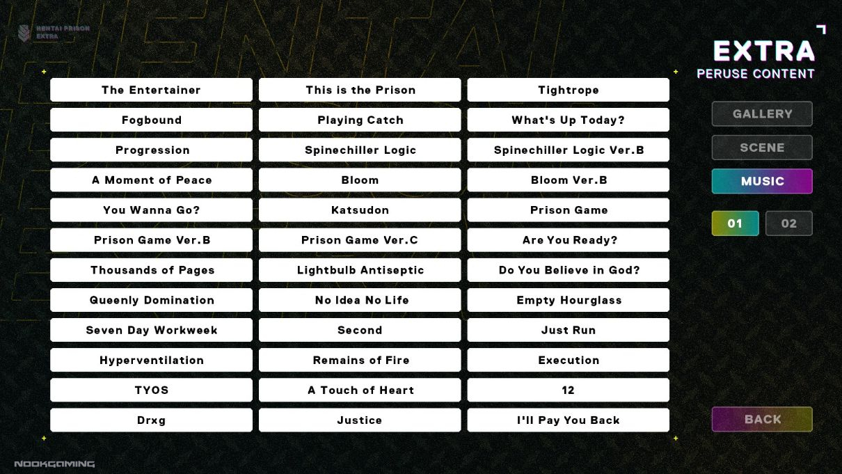 Soundtrack list in HenPri (Hentai Prison)