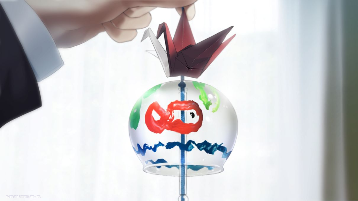 Someone holding an ornament