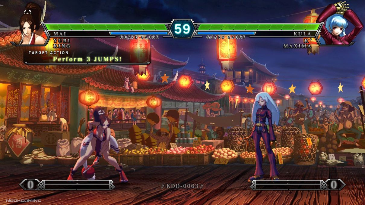 Match (with conditions) between Mai Shiranui and Kula Diamond in The King of Fighters XIII Global Match