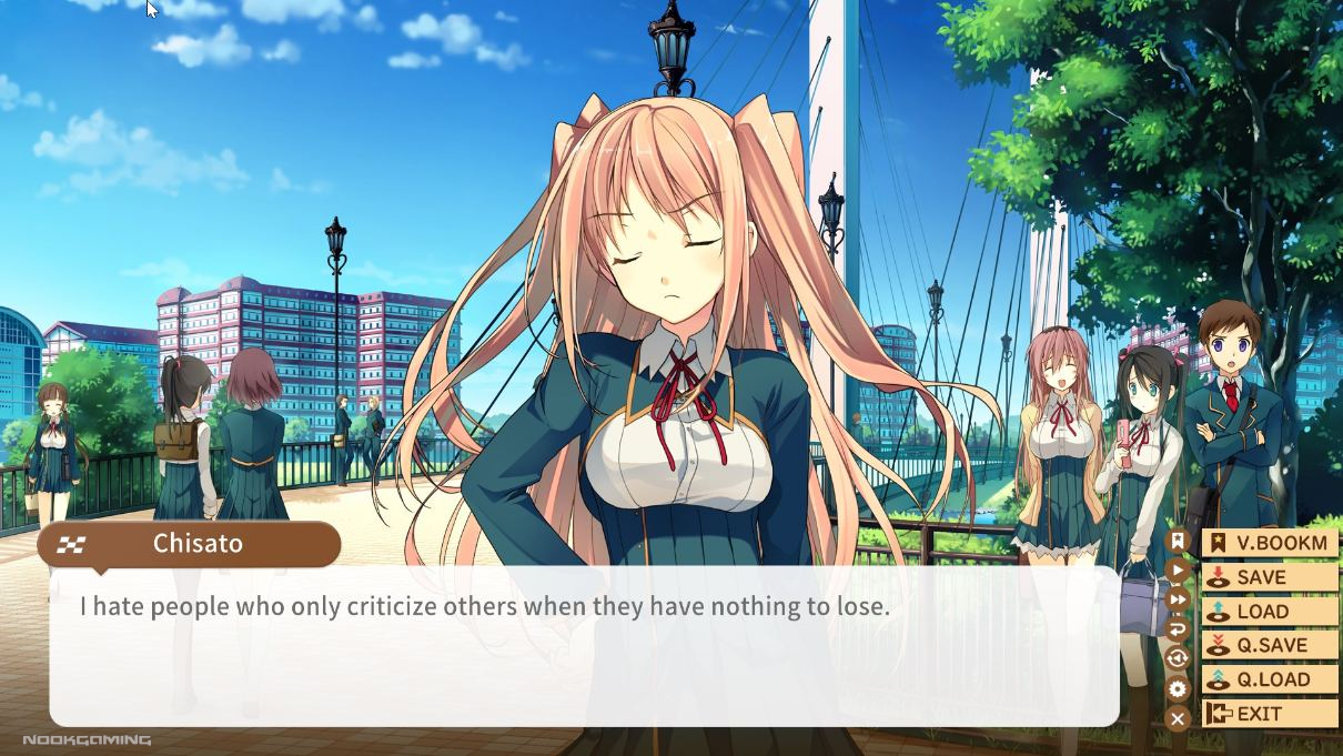 Chisato chastising bullies
