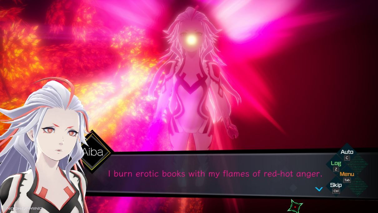 Aiba in a somnium showing her vendetta against porn