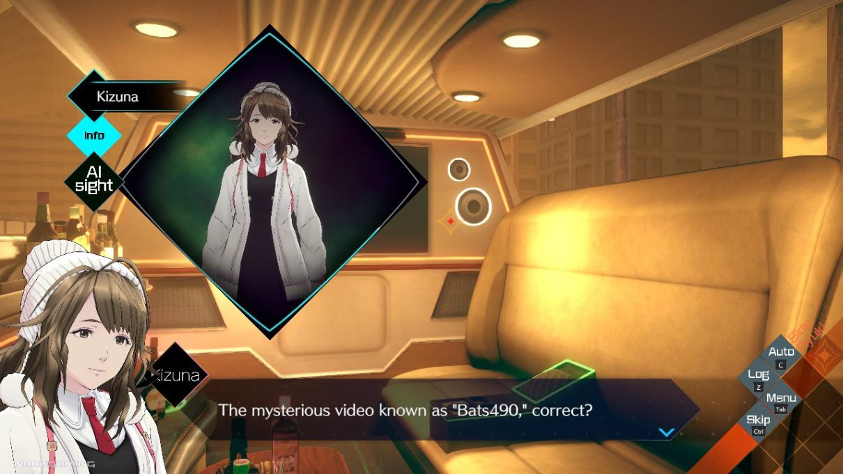 Mizuki's friend Kizuna talking about strange video on the internet
