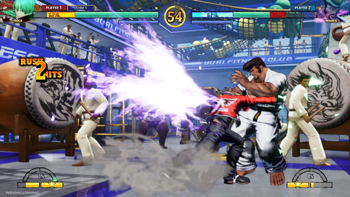 Rock vs Marco in Fatal Fury: City of the Wolves