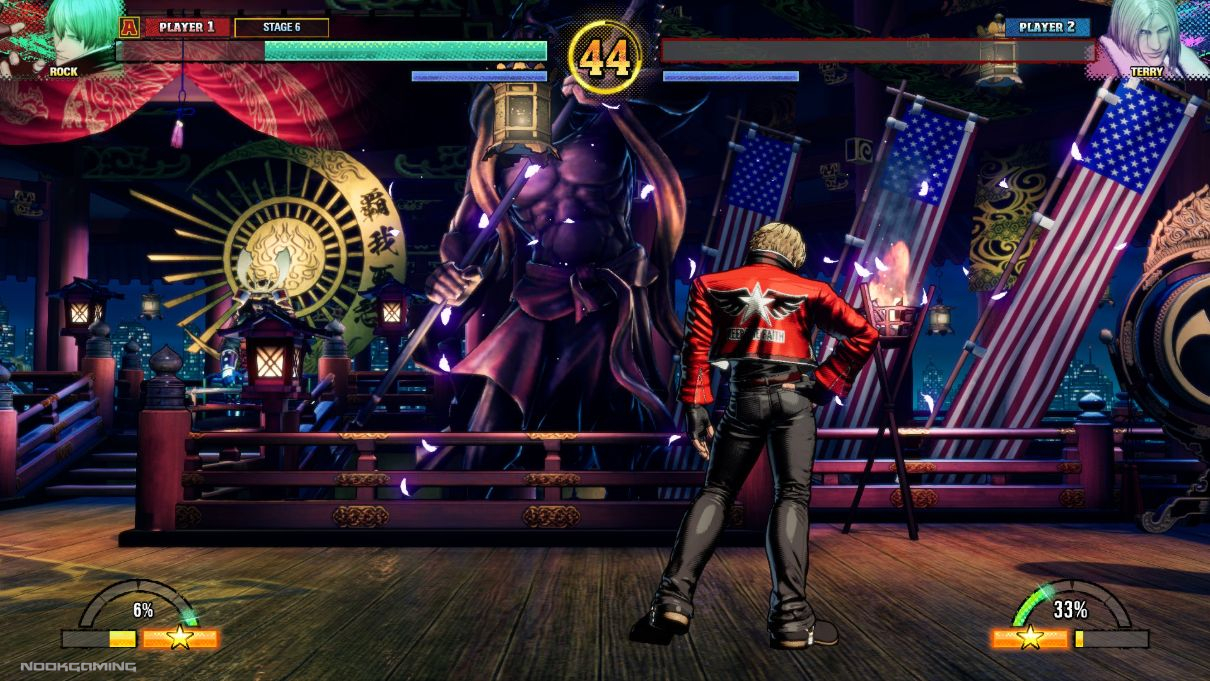 Rock VS Terry in Fatal Fury: City of the Wolves