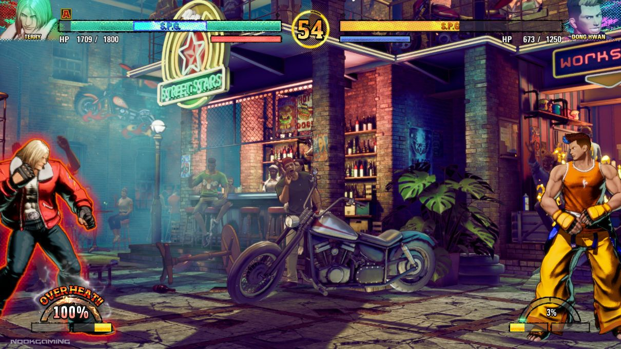 Terry VS Dong Hwain in Fatal Fury: City of Wolves