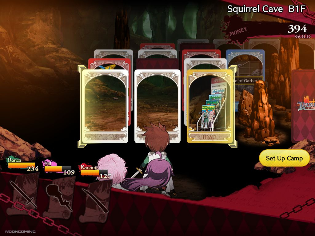 Card menu