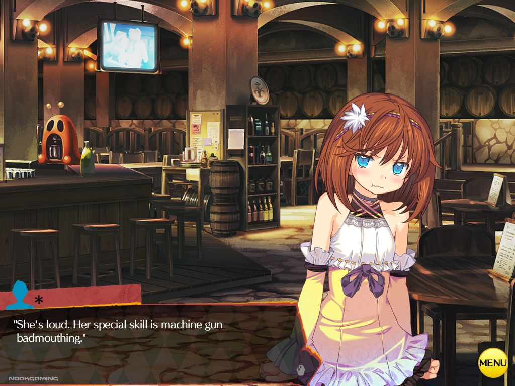 A girl whose special skill is badmouthing people