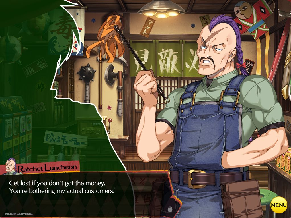 Shopkeeper being rude to Rance