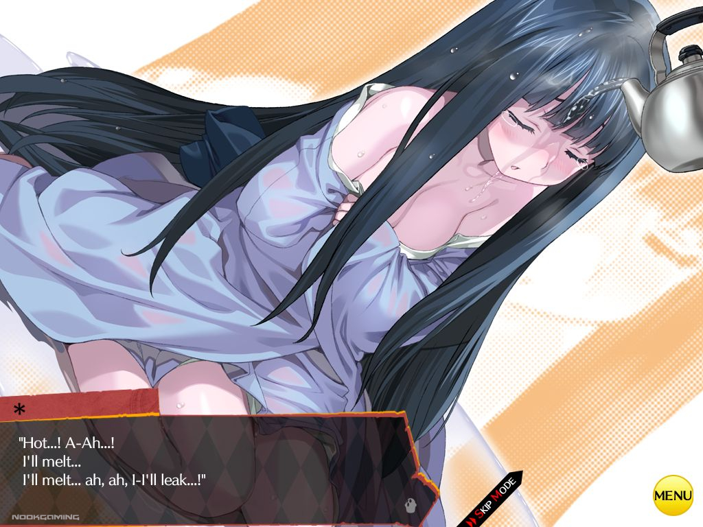 A CG of one of the girls in Rance 03 - The Fall of Leazas