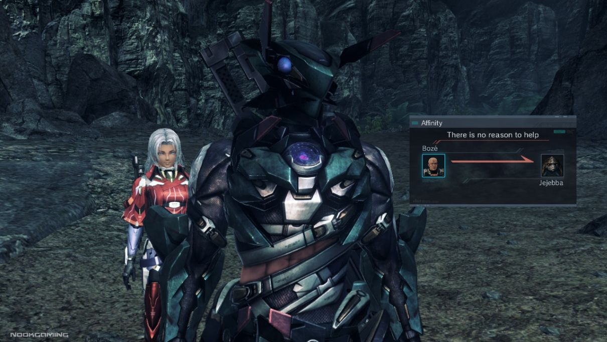 Armored man in foreground