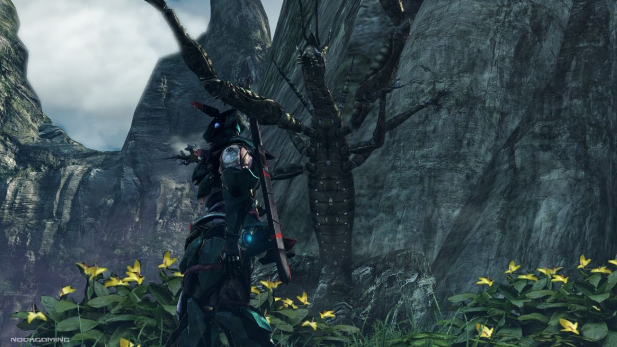 A giant bug monster in Xenoblade Chronicles X: Definitive Edition