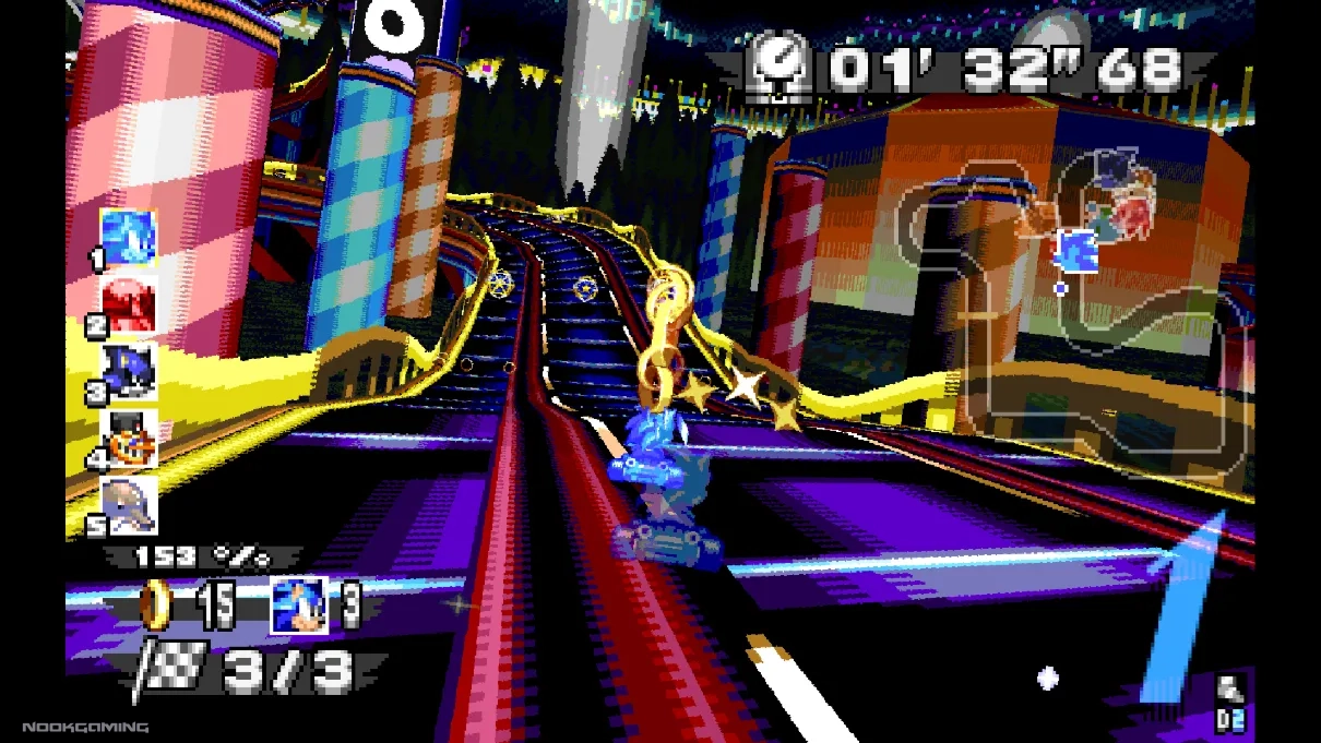 Dr. Robotnik’s Ring Racers - Driving on a darker level