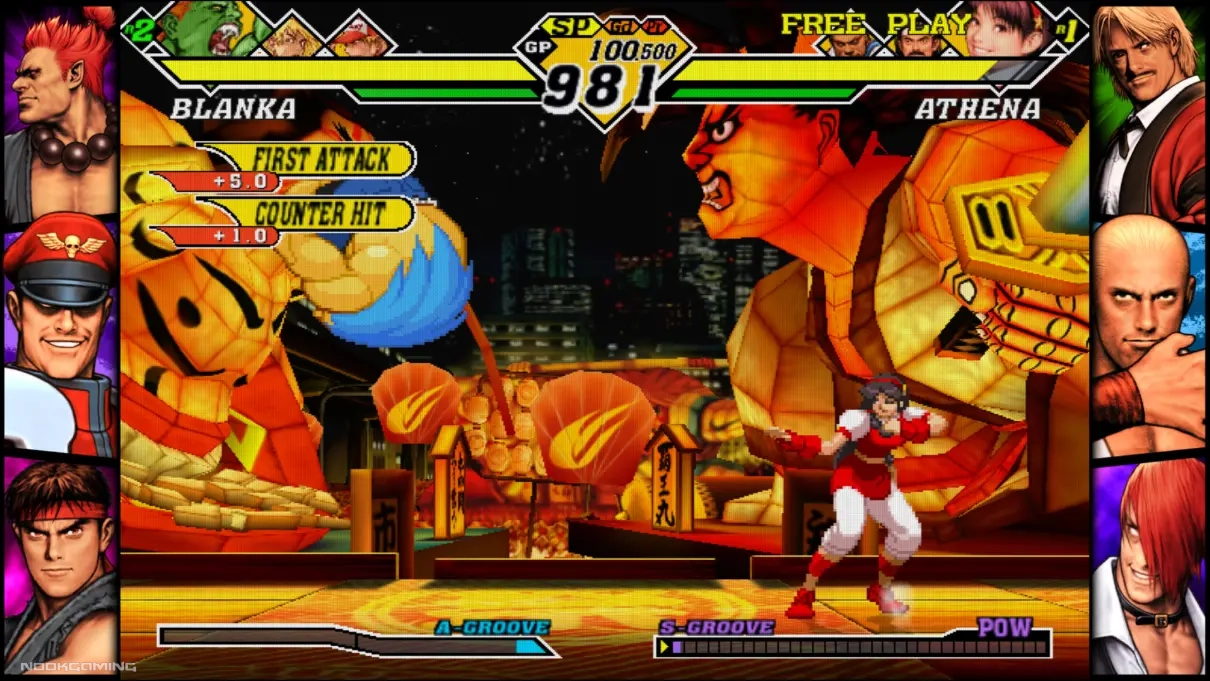 Capcom Vs SNK 2 in Capcom Fighting Collection 2