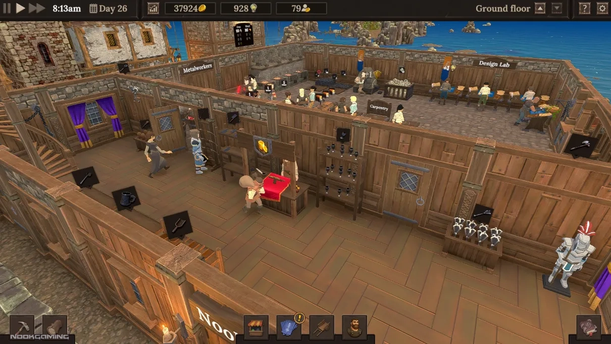 Shop front in Blacksmith Master