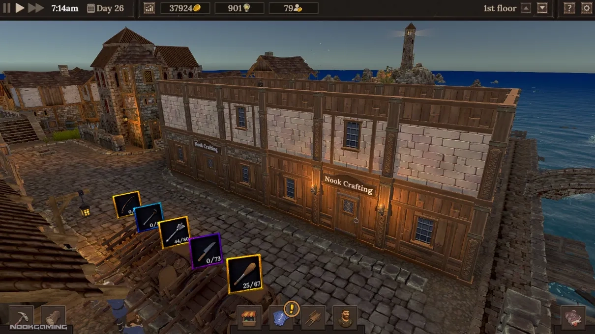 Expanded smithy in Blacksmith Master