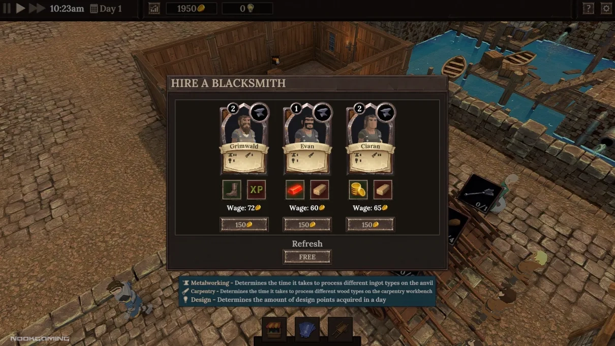 Hiring Blacksmiths