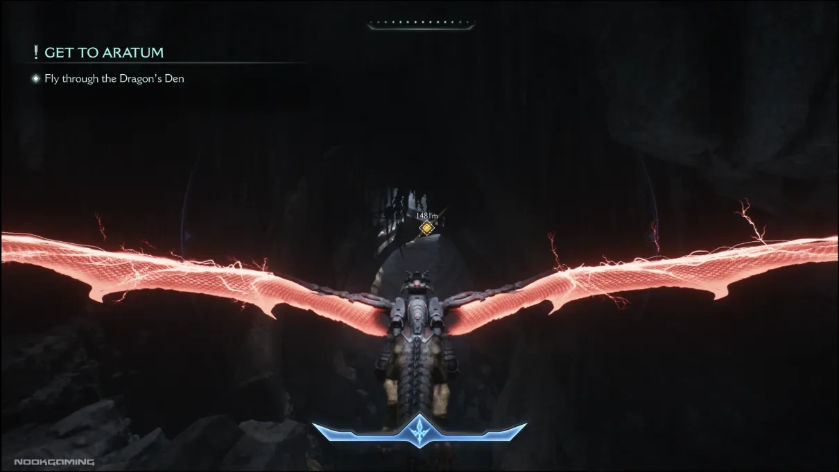 Flying on a dragon in Doom: The Dark Ages
