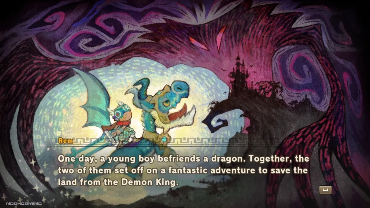 Story shot of trying to find the demon king