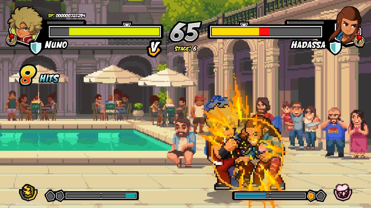 Nuno vs Hadasa in Pocket Bravery