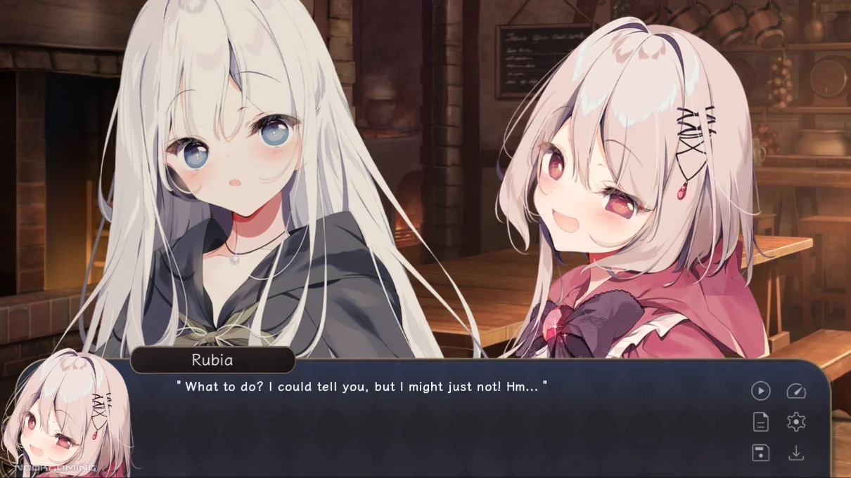 Rubia being smug
